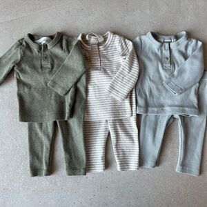 H&M Adorables Set of 3 Ribbed Outfits